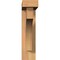 Ekena Millwork Westlake Block Smooth Bracket w/ Offset Brace, Western Red Cedar, 3 1/2"W x 14"D x 14"H BKT0402X14X14WTL05SWR - alternate 4